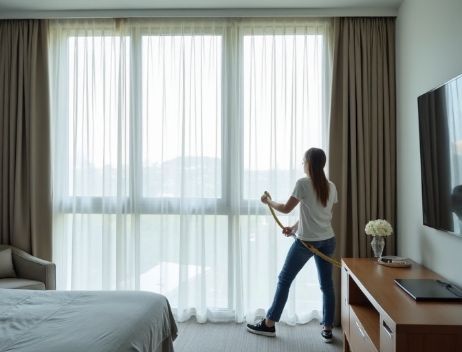 Maroochy River Sheer Curtain Cleaning